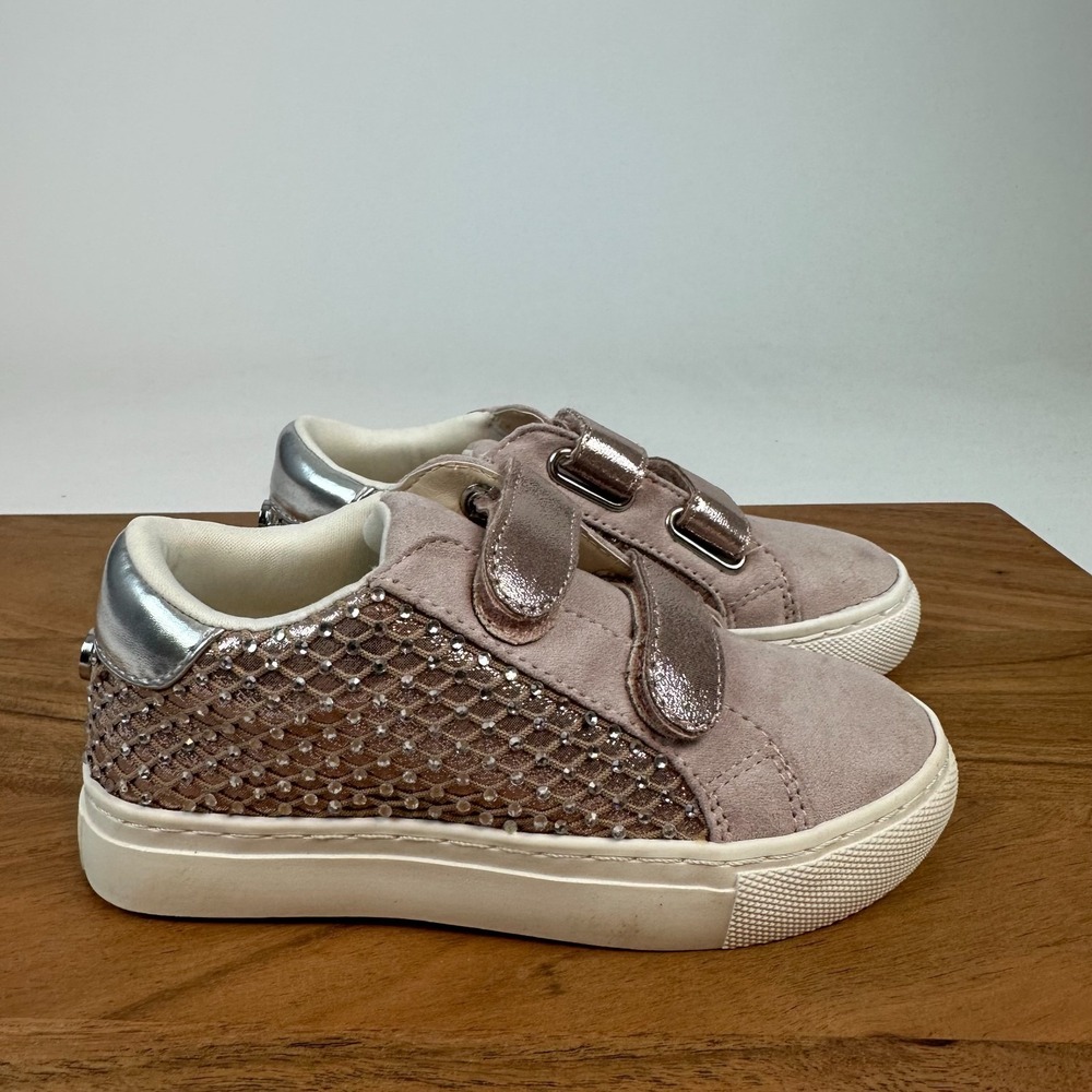 New Little Kids Girls Steve Madden Rowdy Pink Metallic Sneakers Shoes Size 11 C